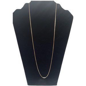 18K Gold Filled 1mm Box Chain